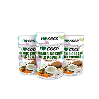 Organic Coconut Milk Powder with Turmeric